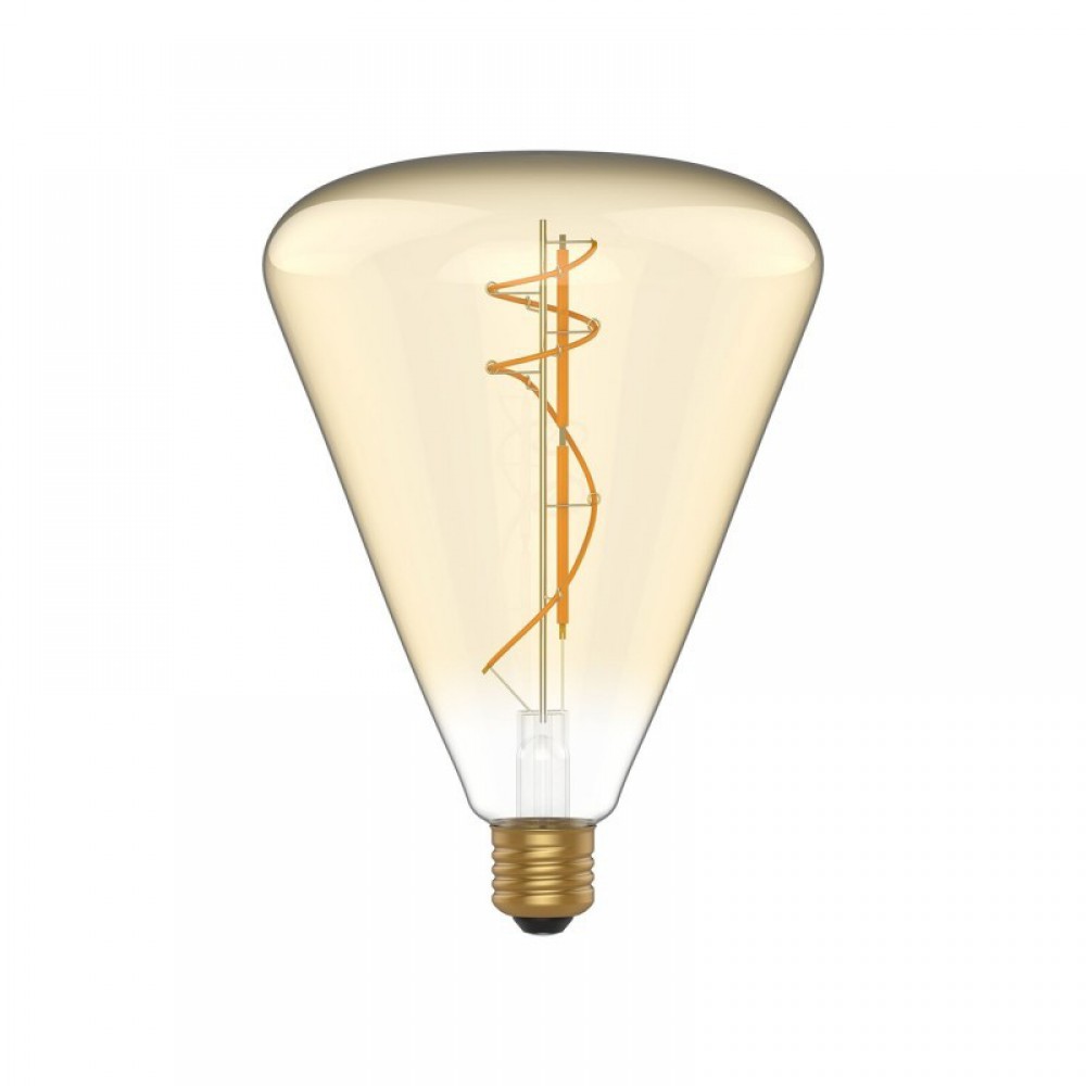LED Λαμπτήρας H06 Cone 140 Μελί 8,5W E27 Dimmable 2200K - BeBulbs - Creative Cables