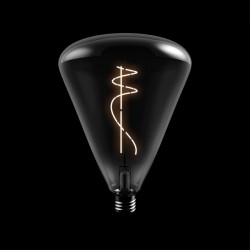LED Λαμπτήρας H09 Cone 140 Φυμέ 10W E27 Dimmable 1800K - BeBulbs - Creative Cables