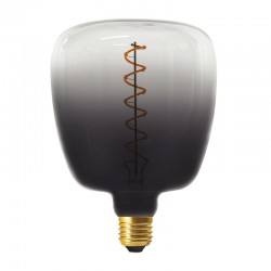 LED Λαμπτήρας Bona XXL Δίχρωμο Φυμέ Dark Shadow, σειρά Pastel, με Σπιράλ Νήμα Filament 4W E27 Dimmable 2100K - Creative Cables