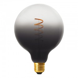 LED Λαμπτήρας Γλόμπος G125 Δίχρωμο Φυμέ Dark Shadow, σειρά Pastel, με Σπιράλ Νήμα Filament 4W E27 Dimmable 1900K - Creative Cables