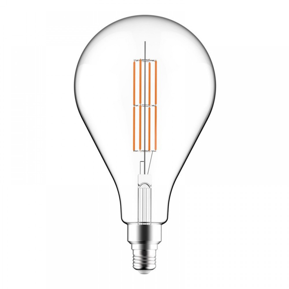 LED Λαμπτήρας Filament Διαφανής XXL A165 Διπλό Ίσιο Νήμα 11W E27 Dimmable 2700K - Creative Cables