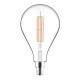 LED Λαμπτήρας Filament Διαφανής XXL A165 Διπλό Ίσιο Νήμα 11W E27 Dimmable 2700K - Creative Cables