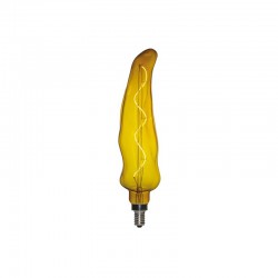 LED Λαμπτήρας Κίτρινη Πιπεριά, σειρά Kitchen, με Σπιράλ Νήμα Filament 3W E14 Dimmable 2000K - Creative Cables