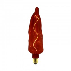LED Λαμπτήρας Κόκκινη Πιπεριά, σειρά Kitchen, με Σπιράλ Νήμα Filament 5W E27 Dimmable 1000K - Creative Cables