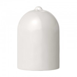 Bell XS Καμπάνα Κεραμική για κρεμαστό φωτιστικό, Made in Italy - Λευκό Γυαλιστερό - Creative Cables