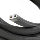 Πλακέ Υφασμάτινο Καλώδιο για Γιρλάντα Creative Cables - Γκρι CM03