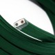 Πλακέ Υφασμάτινο Καλώδιο για Γιρλάντα Creative Cables - Σκούρο Πράσινο CM21