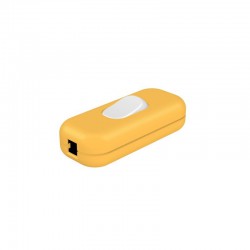 Διακοπτάκι Ενδιάμεσο Creative Switch Κίτρινο Μουσταρδί - Λευκό - Creative Cables