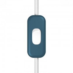 Διακοπτάκι Ενδιάμεσο Creative Switch Μπλε Πετρόλ - Λευκό - Creative Cables