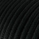 Κεραμικό Επιτραπέζιο Φωτιστικό Vaso με Καπέλο Impero, υφασμάτινο καλώδιο, διακοπτάκι και διπολικό φις Τσιμέντο - Μαύρο - Creative Cables