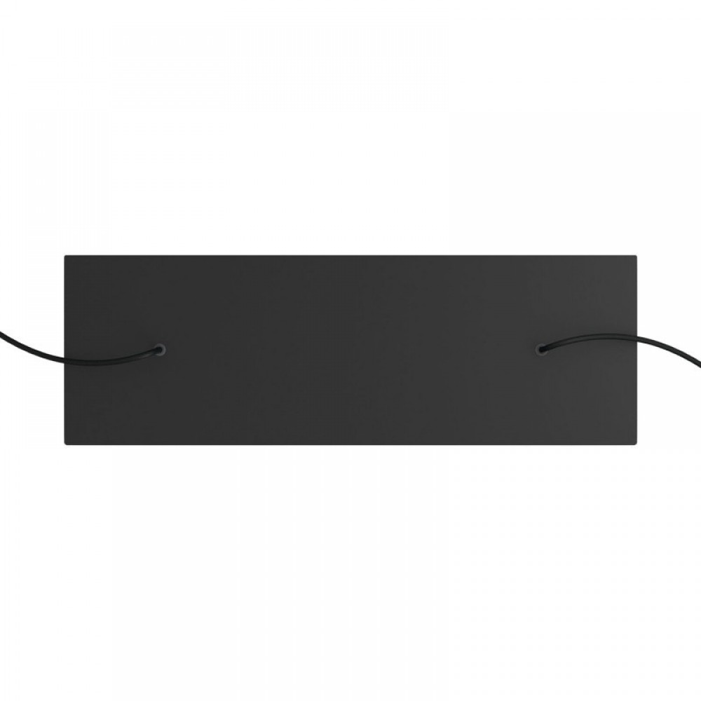 Ορθογώνια Μπάρα Ροζέτα XXL Rose-One με 2 τρύπες, 675 x 225 mm - Μαύρο ΜΑΤ Dibond - Creative Cables Ορθογώνια Μπάρα Ροζέτα XXL Rose-One με 2 τρύπες, 675 x 225 mm - Μαύρο ΜΑΤ Dibond - Creative Cables