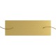 Ορθογώνια Μπάρα Ροζέτα XXL Rose-One με 2 τρύπες, 675 x 225 mm - Χρυσό ΜΑΤ Dibond - Creative Cables
