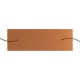 Ορθογώνια Μπάρα Ροζέτα XXL Rose-One με 2 τρύπες, 675 x 225 mm - Χάλκινο ΜΑΤ Dibond - Creative Cables
