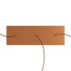 Ορθογώνια Μπάρα Ροζέτα XXL Rose-One με 3 τρύπες, 675 x 225 mm - Χάλκινο ΜΑΤ Dibond - Creative Cables