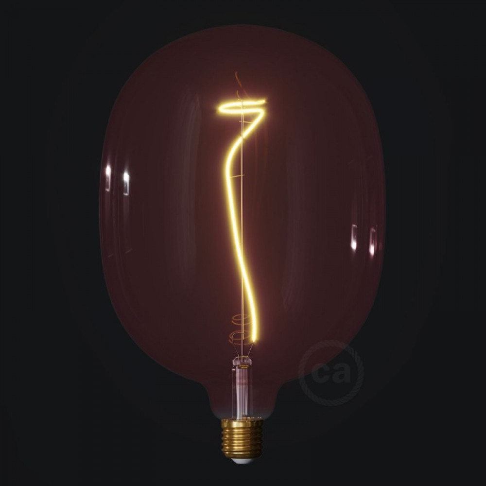 LED Λαμπτήρας Ροζέ (Berry Red) Egg με Νήμα Άμπελος 4W Filament E27 Dimmable 2200K - Creative Cables