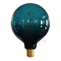 LED Λαμπτήρας Γλόμπος Ομίχλη Φυμέ-Μπλε (Dusk) G125 με Νήμα Άμπελος 4W Filament E27 Dimmable 2200K - Creative Cables