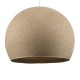 Φωτιστικό Μπάλα Dome από νήμα πολυεστέρα - 100% χειροποίητο - L - Μπεζ Της Άμμου Creative Cables