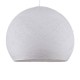 Φωτιστικό Μπάλα Dome από νήμα πολυεστέρα - 100% χειροποίητο - S - Λευκό Creative Cables