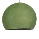 Φωτιστικό Μπάλα Dome από νήμα πολυεστέρα - 100% χειροποίητο - S - Πράσινο Ελιάς Creative Cables