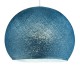 Φωτιστικό Μπάλα Dome από νήμα πολυεστέρα - 100% χειροποίητο - XS - Πετρολ Μπλε Creative Cables