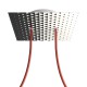 Ροζέτα Rose-One 200mm Τετράγωνη με 2 Τρύπες Σε Διάφορα Σχέδια - Creative Cables