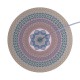 Ροζέτα Rose-One 400mm Στρογγυλή με 1 Τρύπα Σε Mandala Varanasi Σχέδιo - Creative Cables