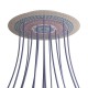 Ροζέτα Rose-One 400mm Στρογγυλή με 15 Τρύπες Mandala Varanasi - Creative Cables