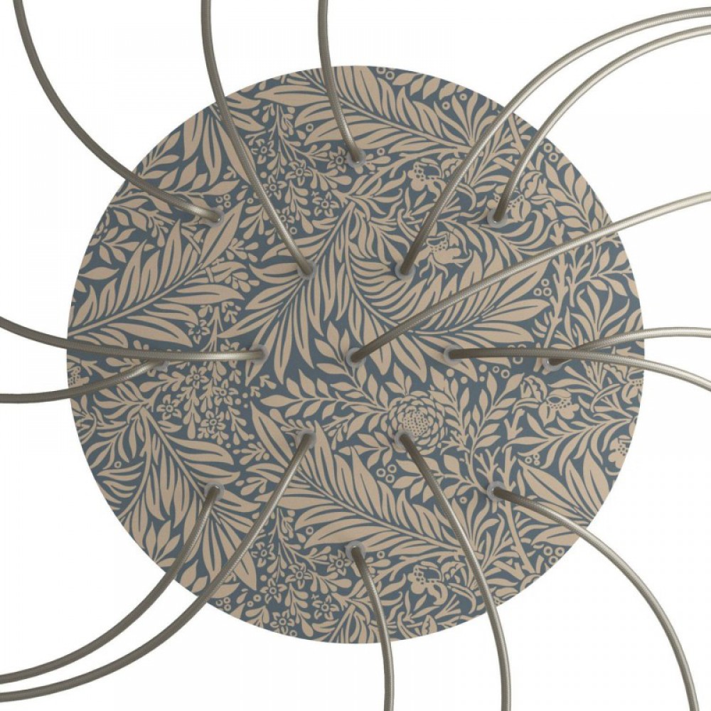 Ροζέτα Rose-One 400mm Στρογγυλή με 15 Τρύπες Damasco - Creative Cables