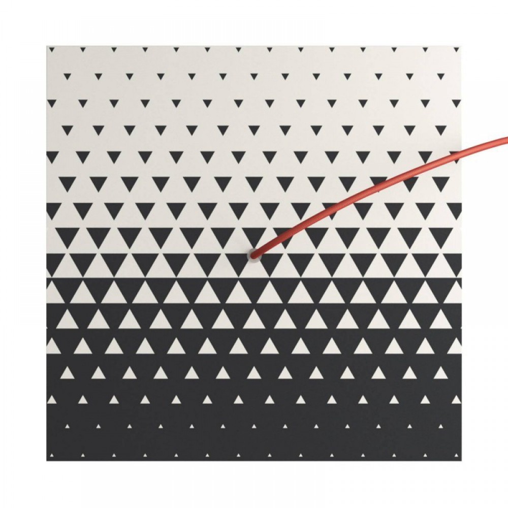 Ροζέτα Rose-One 400mm Τετράγωνη με 1 Τρύπα Σε Διάφορα Σχέδια - Creative Cables