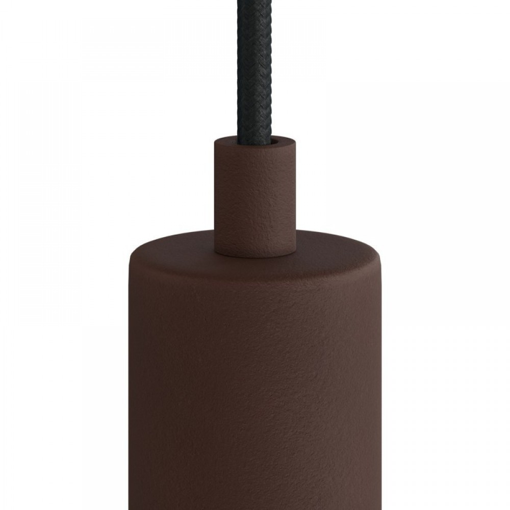 Μεταλλικό στήριγμα καλωδίου μαζί με μαστό, παξιμάδι και ροδέλα - Βαμμένη σκουριά - Creative Cables