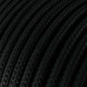 Κρεμαστό Φωτιστικό 14φωτο, με ορθογώνια ροζέτα Rose-One XXL 675 mm, υφασμάτινο καλώδιο και μεταλλικά στοιχεία - Μαύρο ΜΑΤ Dibond - Creative Cables