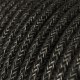 Κρεμαστό φωτιστικό 4φωτο Cage Globe Crystal Ανθρακί 4xE27 - Creative Cables
