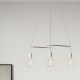 Κρεμαστό φωτιστικό 4φωτο Cage Globe Λευκό ΜΑΤ 4xE27 - Creative Cables