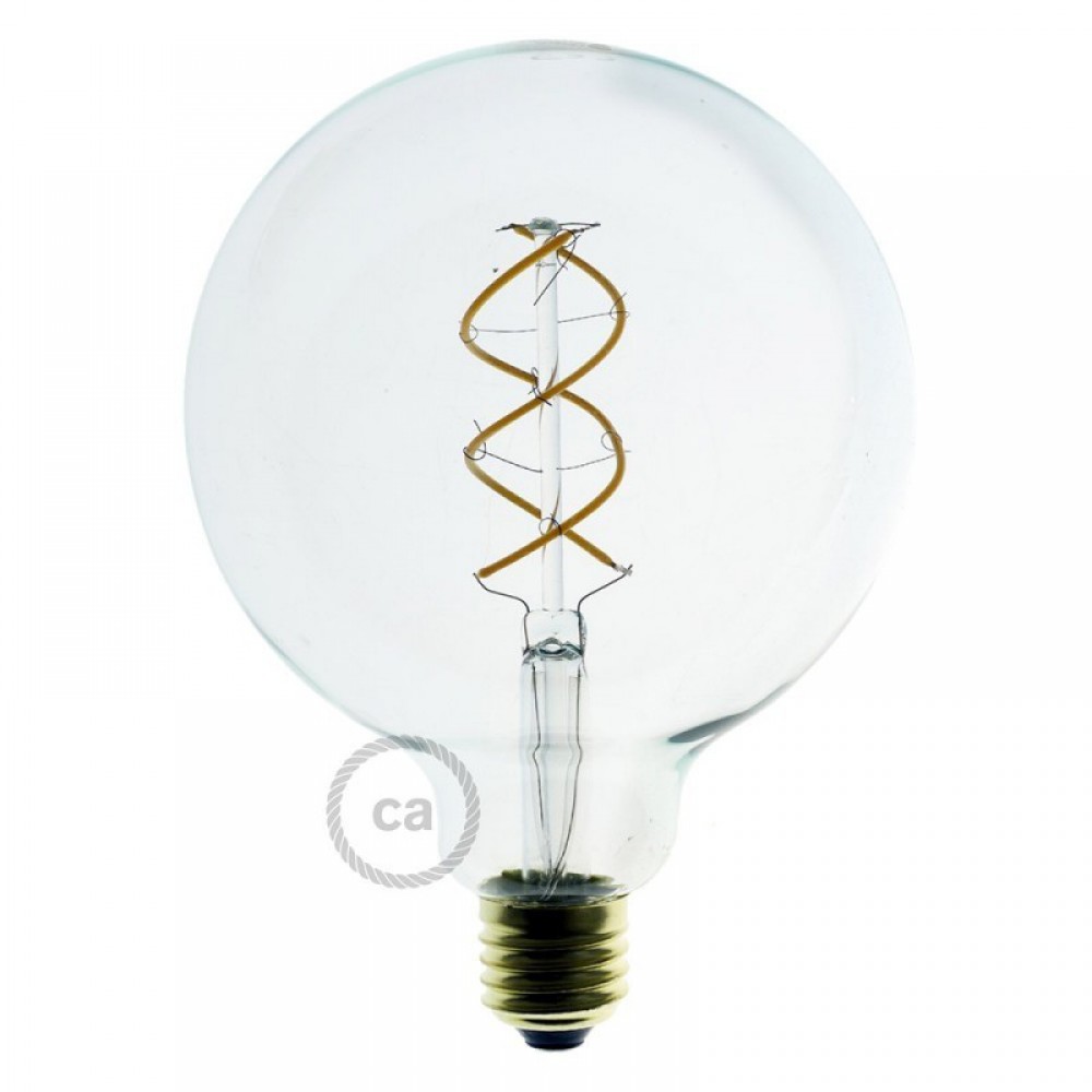 Κρεμαστό φωτιστικό 4φωτο Cage Globe Λευκό ΜΑΤ 4xE27 - Creative Cables