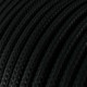 Κρεμαστό Φωτιστικό 5φωτο, με ορθογώνια ροζέτα Rose-One XXL 675 mm, υφασμάτινο καλώδιο και μεταλλικά στοιχεία - Μαύρο ΜΑΤ Dibond - Creative Cables