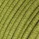Στρογγυλό Υφασμάτινο Καλώδιο από Φυσική Τριχιά Φυσικό Πράσινο RN23 - Creative Cables