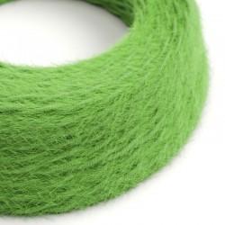 Στριφτό Υφασμάτινο Καλώδιο Burlesque Εφέ Ξεφτισμένο TP06 Πράσινο - Creative Cables