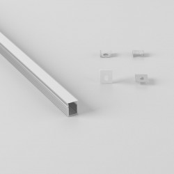 ΣΕΤ ΠΡΟΦΙΛ ΑΠΛΟ SLIM ΑΣΗΜΙ ΜΕ ΚΑΛΥΜΜΑ OPAL (2Μ) - CUBALUX