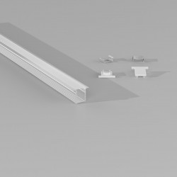 ΣΕΤ ΠΡΟΦΙΛ ΧΩΝΕΥΤΟ SLIM ΑΣΗΜΙ ΜΕ ΚΑΛΥΜΜΑ OPAL (2Μ) - CUBALUX