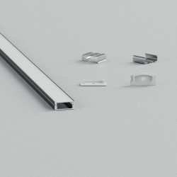 ΣΕΤ ΠΡΟΦΙΛ ΑΠΛΟ ΜΑΥΡΟ ΜΕ ΚΑΛΥΜΜΑ OPAL (2Μ) - CUBALUX