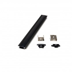 ΣΕΤ ΠΡΟΦΙΛ ΧΩΝΕΥΤΟ ΜΑΥΡΟ ΜΕ ΚΑΛΥΜΜΑ ΜΑΥΡΟ (2Μ) - CUBALUX