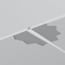 ΣΕΤ ΠΡΟΦΙΛ ΧΩΝΕΥΤΟ ΛΕΥΚΟ ΜΕ ΚΑΛΥΜΜΑ OPAL (2Μ) - CUBALUX