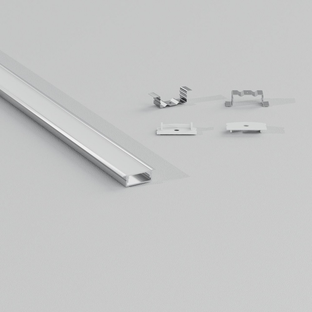 ΣΕΤ ΠΡΟΦΙΛ ΧΩΝΕΥΤΟ ΦΑΡΔΥ ΑΣΗΜΙ ΜΕ ΚΑΛΥΜΜΑ OPAL (2Μ) - CUBALUX