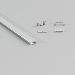 ΣΕΤ ΠΡΟΦΙΛ ΧΩΝΕΥΤΟ ΦΑΡΔΥ ΑΣΗΜΙ ΜΕ ΚΑΛΥΜΜΑ OPAL (2Μ) - CUBALUX