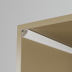 ΣΕΤ ΠΡΟΦΙΛ ΓΩΝΙΑΚΟ ΑΣΗΜΙ 15,5Χ15,5 ΜΕ ΚΑΛΥΜΜΑ OPAL (2Μ) - CUBALUX