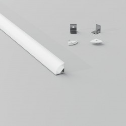 ΣΕΤ ΠΡΟΦΙΛ ΓΩΝΙΑΚΟ ΛΕΥΚΟ ΜΕ ΚΑΛΥΜΜΑ OPAL (2Μ) - CUBALUX