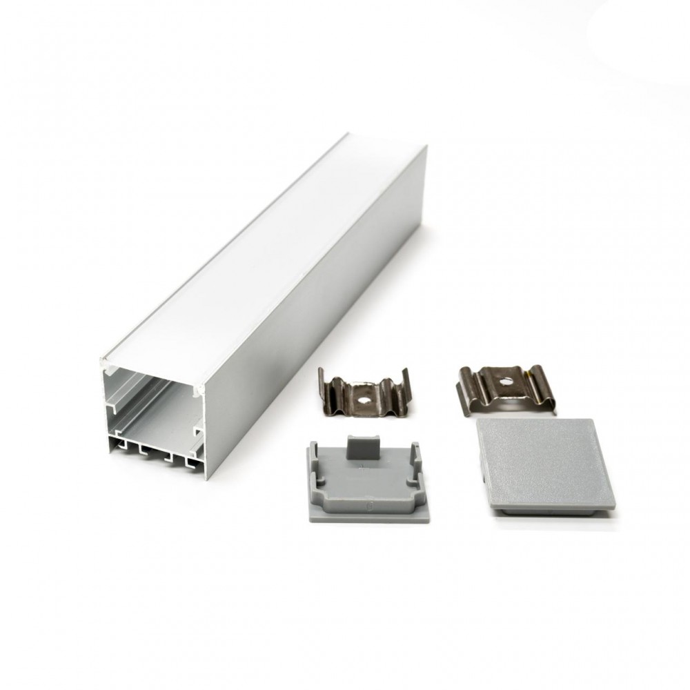 ΣΕΤ ΠΡΟΦΙΛ ΑΠΛΟ ΜΕΓΑΛΟ ΑΣΗΜΙ ΜΕ ΚΑΛΥΜΜΑ OPAL (2Μ) - CUBALUX