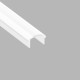 ΚΑΛΥΜΜΑ OPAL ΓΙΑ ΠΡΟΦΙΛ ΧΩΝΕΥΤΟ ΑΣΗΜΙ 7Χ12,6 (2Μ) Για το προφίλ 160073 -CUBALUX