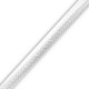 10 μέτρα Υφασμάτινο Καλώδιο PVC Στρόγγυλο 2x 0,75 H03VV-F Λευκό - Cubalux