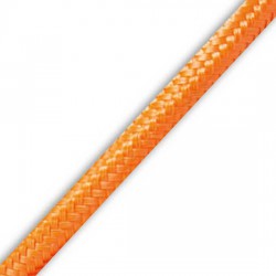 10 μέτρα Υφασμάτινο Καλώδιο PVC Στρόγγυλο 2x 0,75 H03VV-F Πορτοκαλί - Cubalux